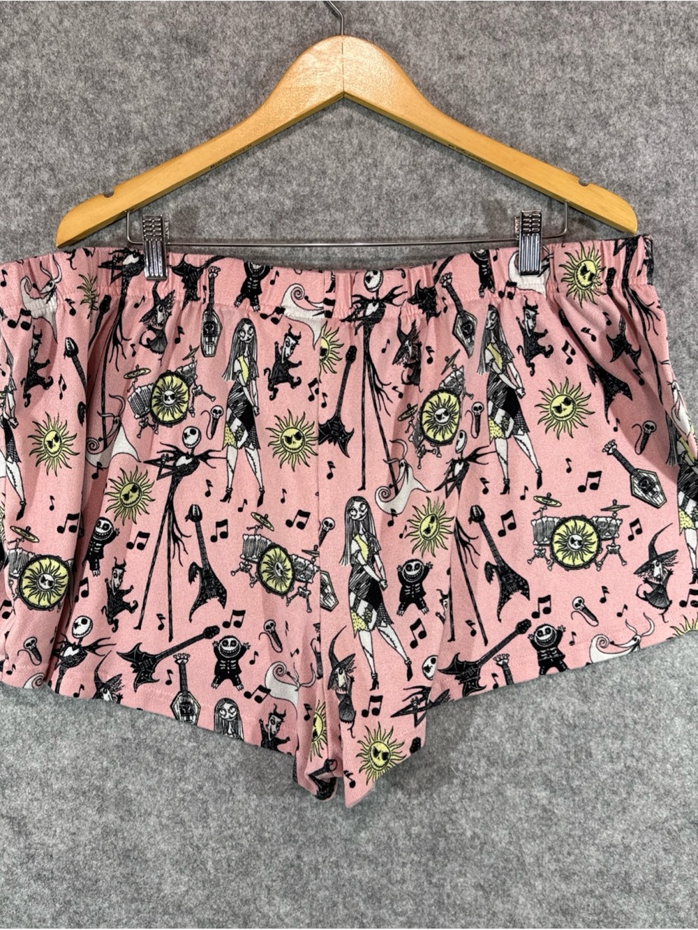 Nightmare Before Christmas Pajama Shorts - Women 2XL - Spooky Comfy PJ Halloween - Picture 5 of 7